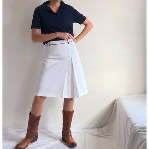 lilies vintage 90s A-line skirt